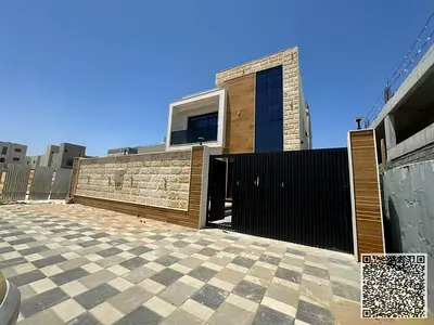 للبيع فيلا فاخره جديدة اول ساكن في عجمان – منطقة الحليو مع حمام سباحه