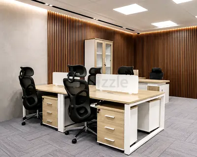 Face to Face Office Workstation Table – Special Discount on Bulk Order
