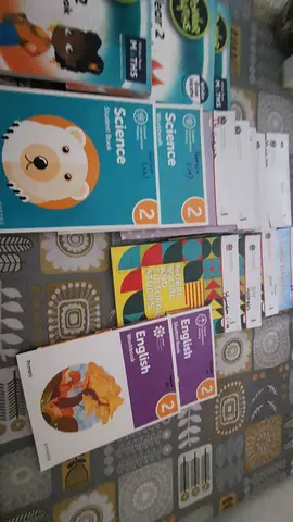 Grade 2 School Textbooks Bundle - English, Science, Social Studies. first come first take for free.