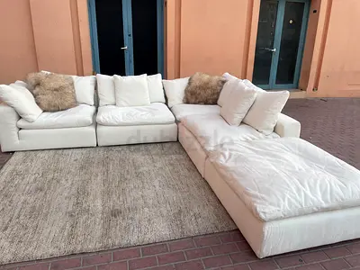 5__ modular Living room The Loom Collection Sofa with footstool