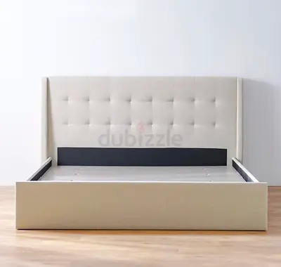 King bed-Beige with warranty