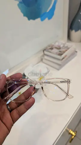 Clear Transparent Square Frame Glasses, Laptop Glass