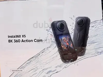 Insta360 X5 360 Action Camera - Excellent Condition- Essential Bundle with extra battery, cover
