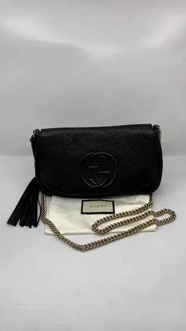 Gucci Soho Flap Chain Crossbody Bag