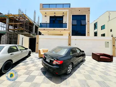 Behind Al-Hamidiyah Park, a luxurious villa with 6 rooms and a rooftop terrace, including registration fees.
