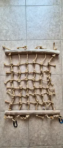 Parrot Rope Climbing Net with Wooden Rungs — Excellent Condition. Never been used.