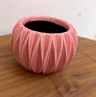 Pink Ceramic Decorative Planter / Flower Pot