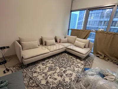 Perfect condition IKEA sodhram l sahpe sofa