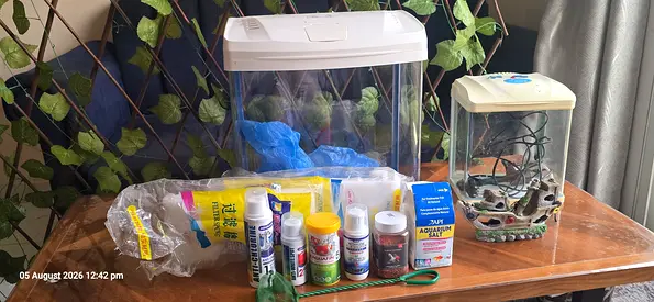 2 fish tanks 20L and 40L with full equipments and accessories