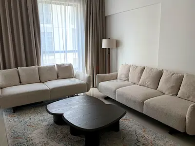 Modern neutral 3-seater and 2.5-seater sofa set with coffee table