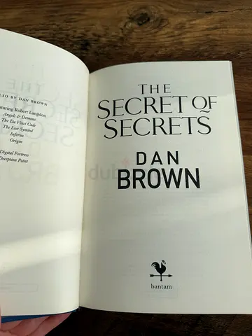 The Secret of Secrets by Dan Brown (hard cover) - Good Condition
