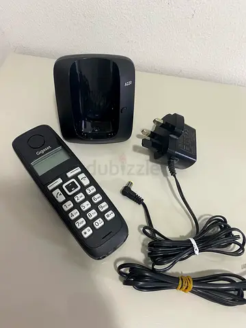 Cordless Landline Phone with Charger and Handset - Working Condition
