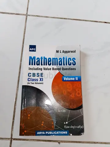 Mathematics Including Value Based Questions - CBSE Class XI Volume II (by M L Aggarwal)