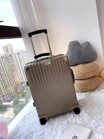 Rimowa cabin suitcase in titanium