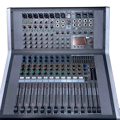 YGY High quality high Watss Mixer 12channel with USB and Bluetooth