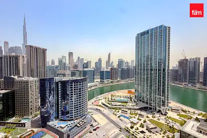 Burj Khalifa & Canal View|Brand New|High Floor