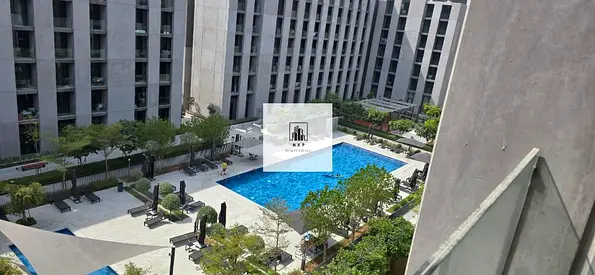 Spacious luxurious lush fully furnished 1bhk apartment with balcony 2 bathroom pool view