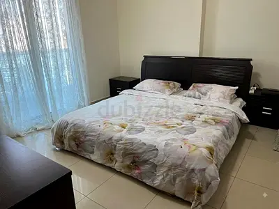 Dark Wood King Size Bed with Matching Nightstands and dressing table with miror