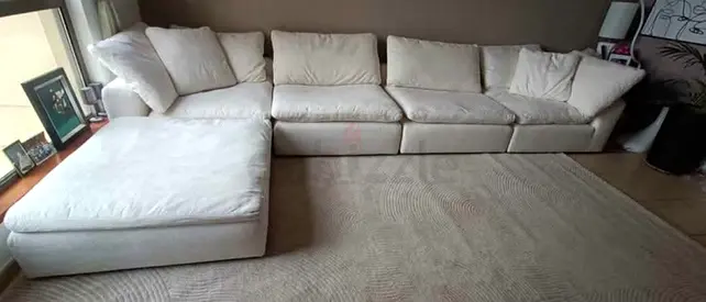 Brand new condition The loom collection Modular Sofa With Footstool Like A Brand new condition