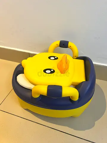 Kids Potty Training Seat with Handles - Yellow Duck, NEW
