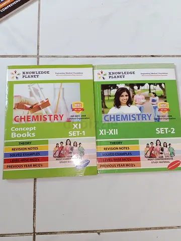 Knowledge Planet Chemistry Concept Books - XI Set 1 & Set 2 (Pair)