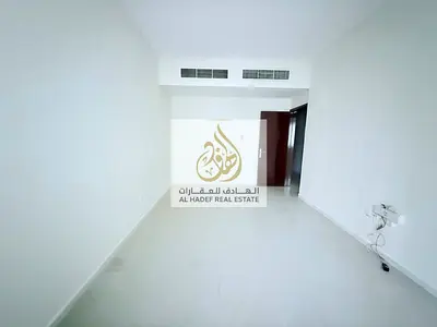 For rent: Two-bedroom apartment with a living room, excellent size, in Al Nahda, Sharjah. Family tower equipped with 24-hour security and CCTV surveil