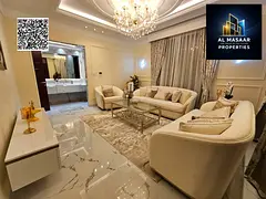 Own a villa for sale in Ajman at an attractive price and with no annual fees. First occupancy, freeh