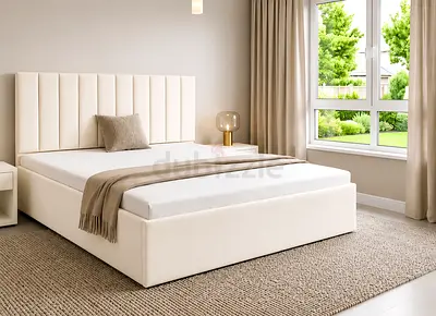 Stylish brand new Queen size bed with mattress storage bed Double bed Queen bed mattress