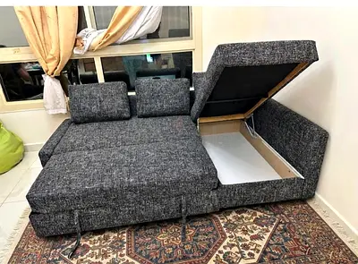 Modern L-Shape Sofa – Reversible Left/Right configuration, stylish design, comfortable cushions and