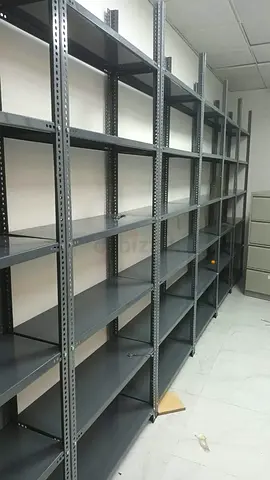 Garage shelves slotted angle shelf metal racks light duty racking shelving