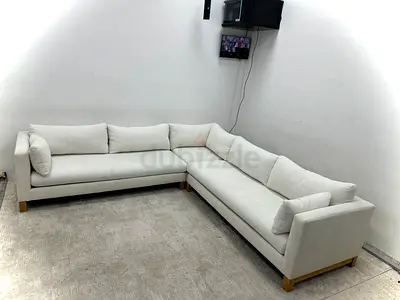 As perfect condition crate&barrel corner sofa