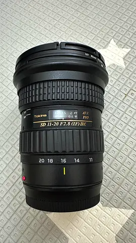 Tokina SD 11 - 20 F 2.8 lens for Canon cameras