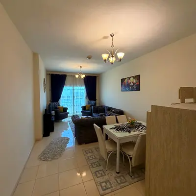 1BHK for monthly rent | Ajman - Orient Towers | Includes bills and internet - Gym - Swimming pool -