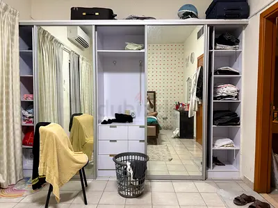 Large Sliding Door Wardrobe with Mirrored Panels - Good Condition available for sell
