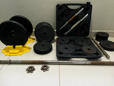 Dumbbell and Barbell Set
