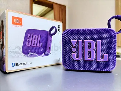 JBL GO 4 Portable Bluetooth Speaker - Purple, Good Condition