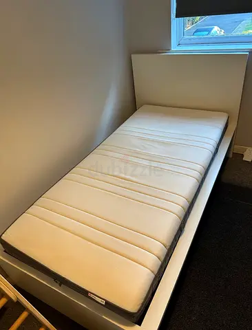 Ikea single bed with mattress