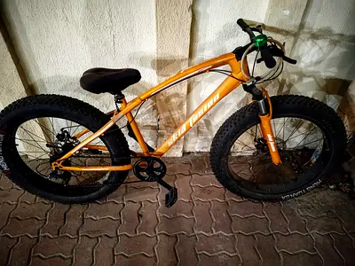 Used fat-tire mountain bike - good condition, 26" wheels