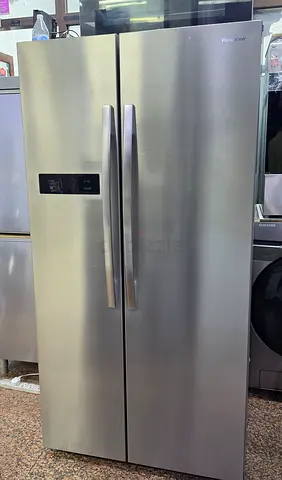 Panasonic Side by Side Refrigerator Good Condition Stainless Steel