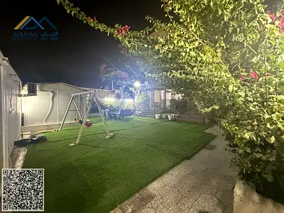 فيلا فاخرة للبيع في عجمان الروضه 2 | 5 غرف ماستر | شامل كهرباء ومياه ومكيفات. .