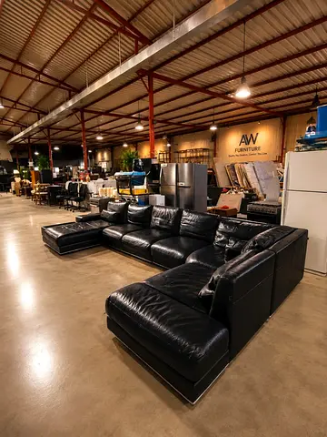 Marina Home Real Leather U Shape Sofa