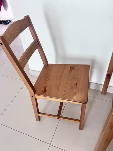 Solid Wood Dining/Desk Chair - Simple Pine Finish 4 chairs