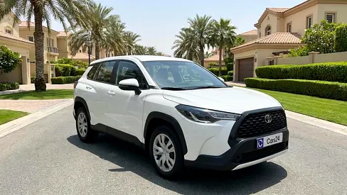 AED 1,019/m | 0 DP | Free 3 Months Warranty | Service History | TOYOTA COROLLA CROSS 2024