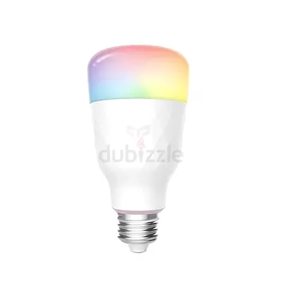 Yeelight Color V2 LED Smart Bulb, Wifi, RGBW Colors + Dimmable, E26/E27 Socket, 10W