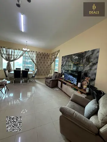 Fully Furnished 2BR Apartment | High Floor | Closed Kitchen | Palace View | Parking | City Towers B5 | AED 42,000