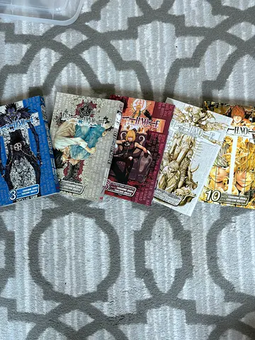 Death Note Manga – 5 Volumes | Flawless Condition
