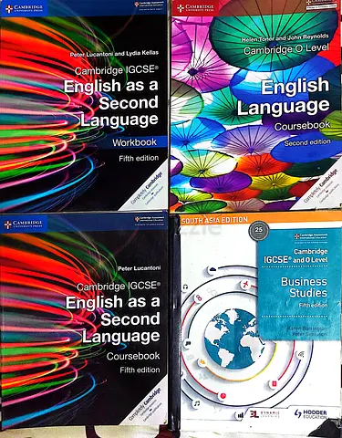 Cambridge English & Business Studies Coursebooks - Set of 4 (IGCSE/O Level)