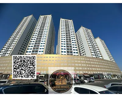 Distress Deal Hot Offer Cheapest Price 1 Bedroom Apartment 1BHK Partial Open View With Parking For Sale At Prime Location of Ajman Pearl Towers