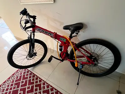 Red Adore Mountain Bike - 26" Alloy Frame, Dual-Suspension