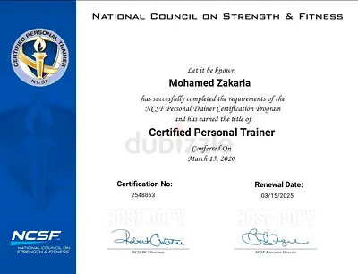 Personal Fitness Coach & natural Athlete